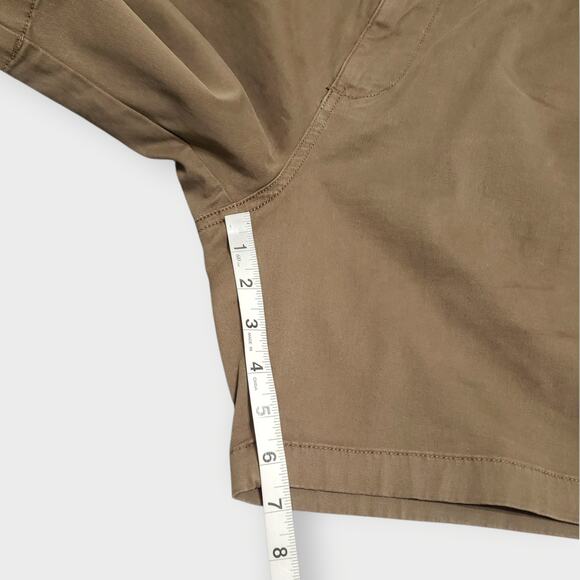Bear Bottom Mens Stretch Cotton Shorts Brown Sz XL 7" Preppy Casual Minimalist - Picture 9 of 10
